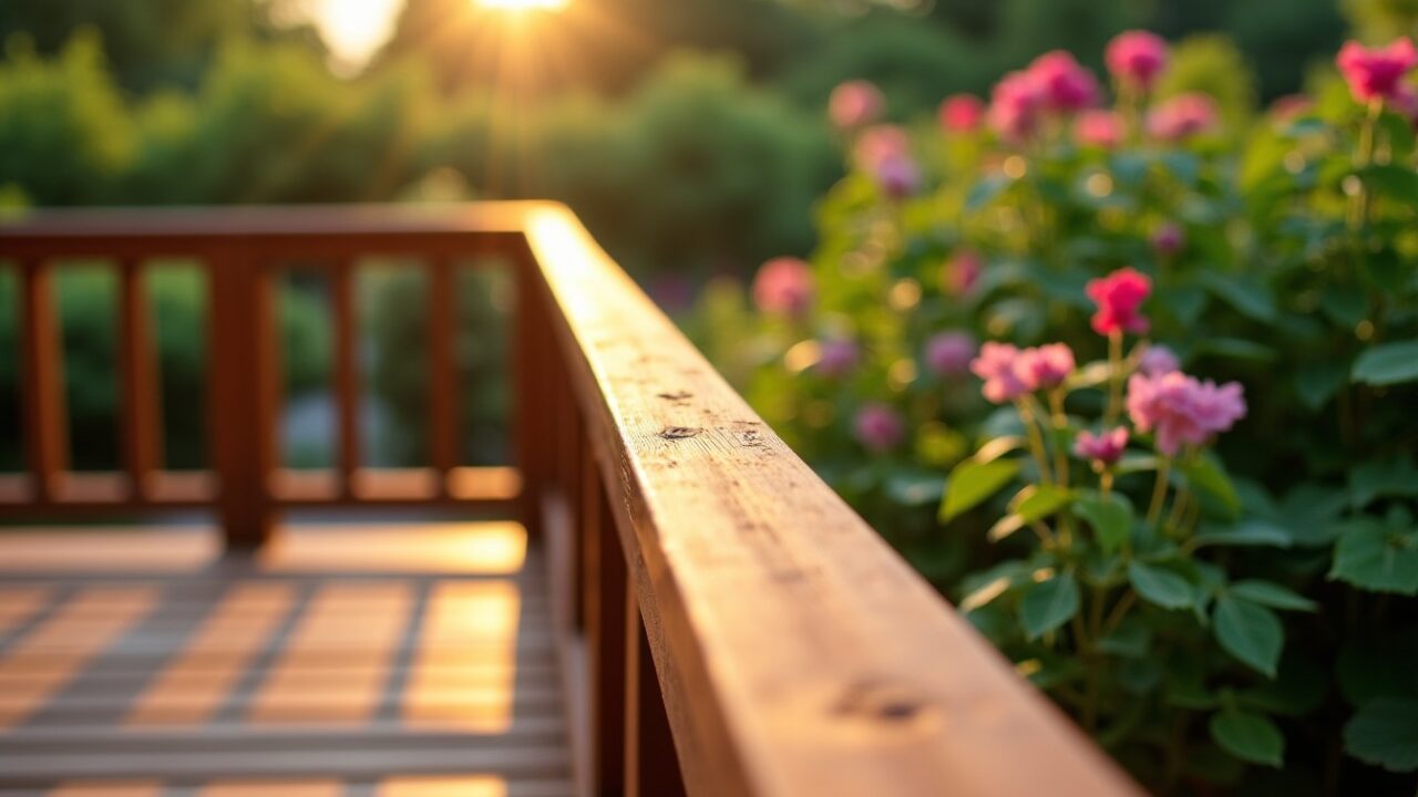 Les meilleures astuces pour préserver et entretenir votre garde-corps en bois extérieur