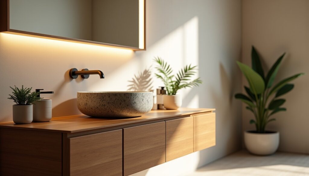 Installer une vasque en pierre dans une salle de bain sans fenêtre : comment éviter les risques de moisissures ?