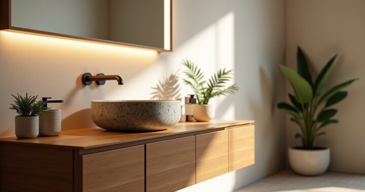 Installer une vasque en pierre dans une salle de bain sans fenêtre : comment éviter les risques de moisissures ?