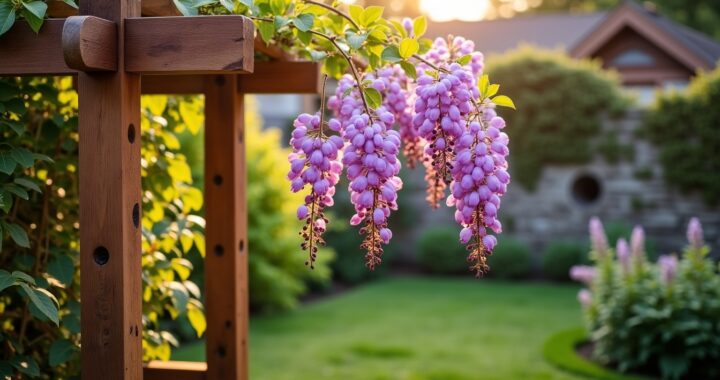 Créer un support idéal pour votre glycine : conseils pratiques et choix des matériaux