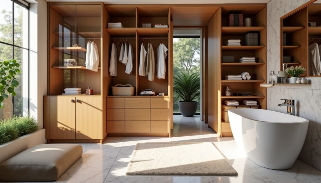 Intégrer un dressing dans votre salle de bain : les clés pour réussir votre projet