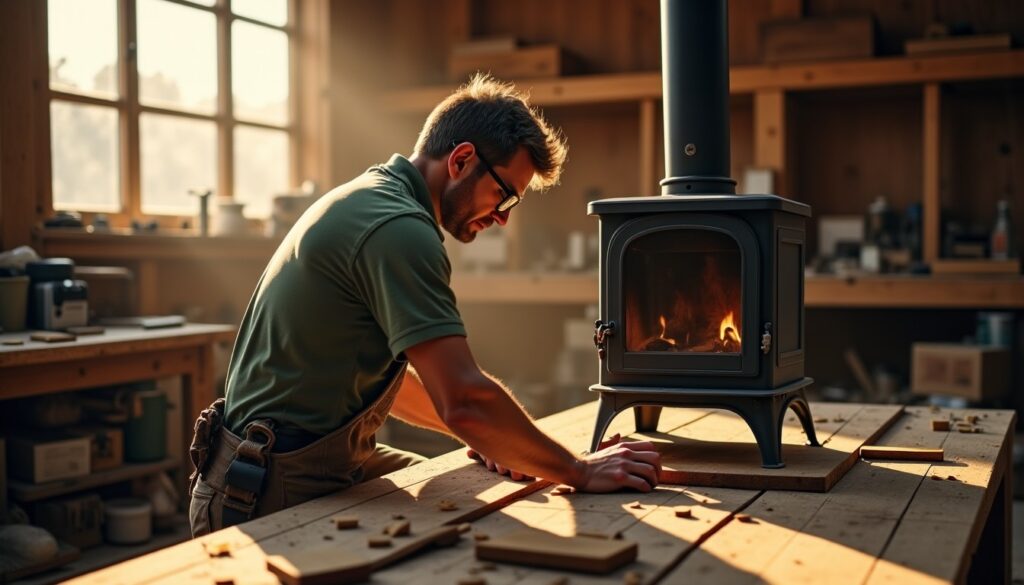 Construire un socle pour poêle à bois : guide complet des techniques, matériaux adaptés et réglementations essentielles