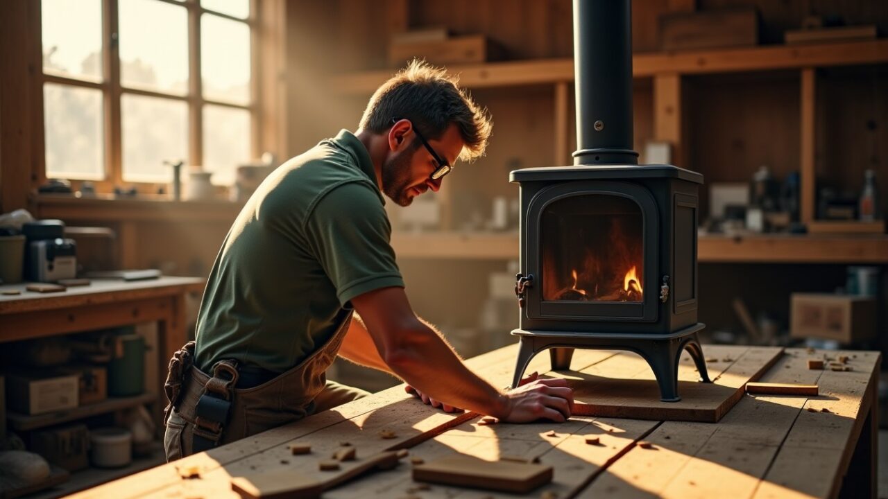 Construire un socle pour poêle à bois : guide complet des techniques, matériaux adaptés et réglementations essentielles