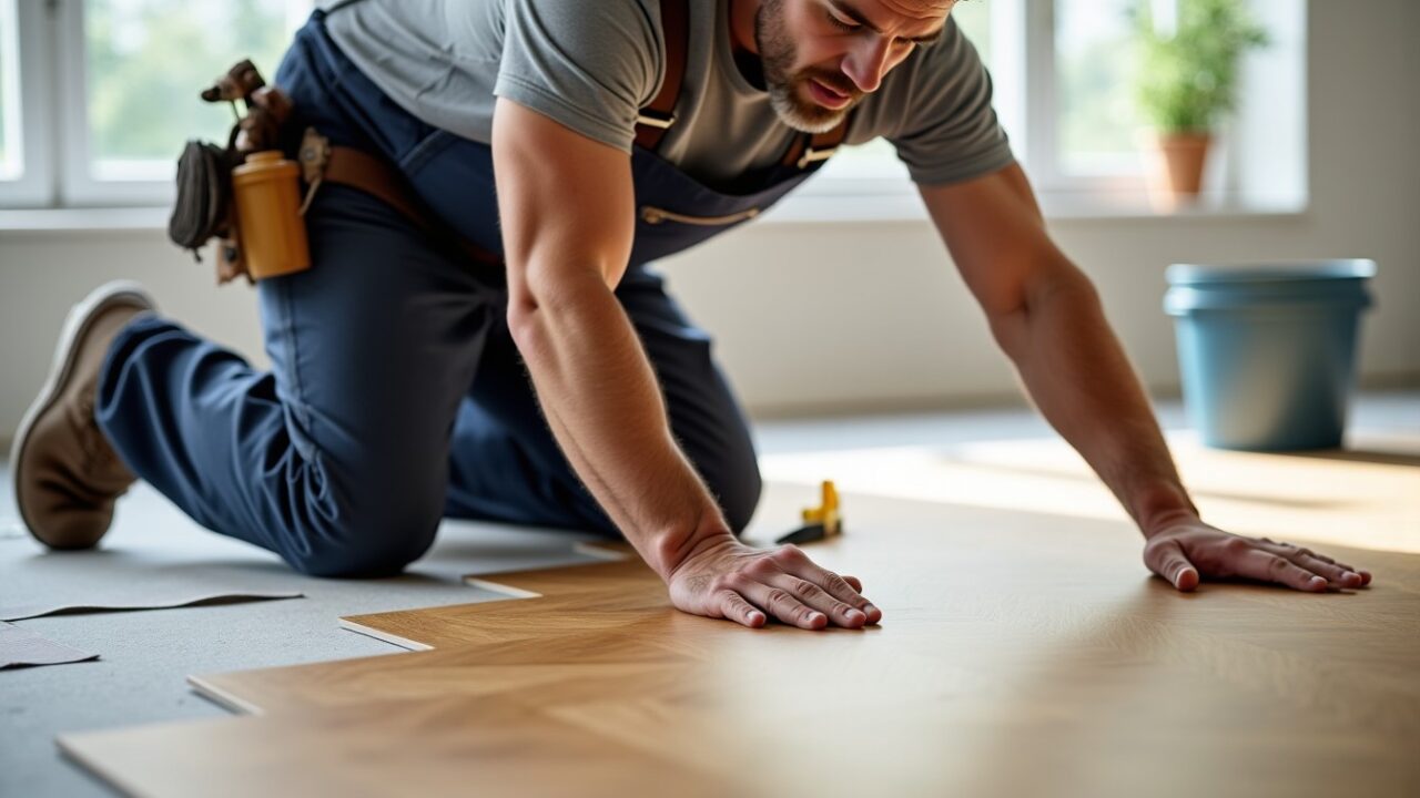 Maîtriser la pose du carrelage imitation parquet : orientation, calepinage, chevrons, joints et application murale