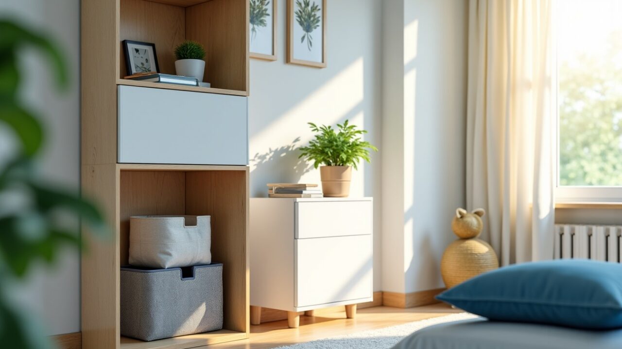 Astuces ingénieuses pour optimiser le rangement de votre chambre sans la surcharger