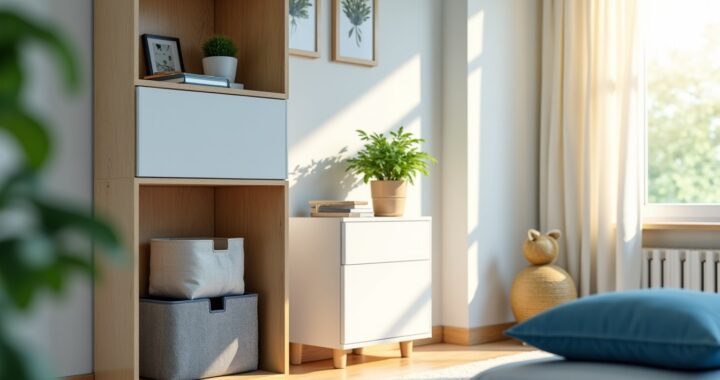 Astuces ingénieuses pour optimiser le rangement de votre chambre sans la surcharger