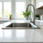 Quelle est la distance optimale entre l’évier et le bord du plan de cuisine pour prévenir les désagréments ?