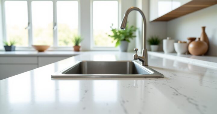 Quelle est la distance optimale entre l’évier et le bord du plan de cuisine pour prévenir les désagréments ?