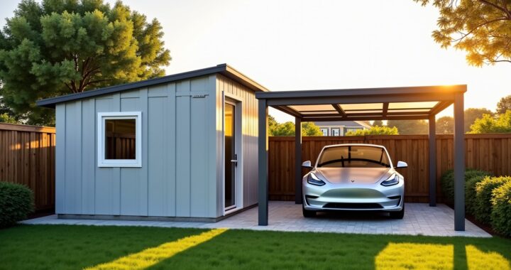 Abri de jardin et carport : des structures semblables aux fonctions clairement différenciées