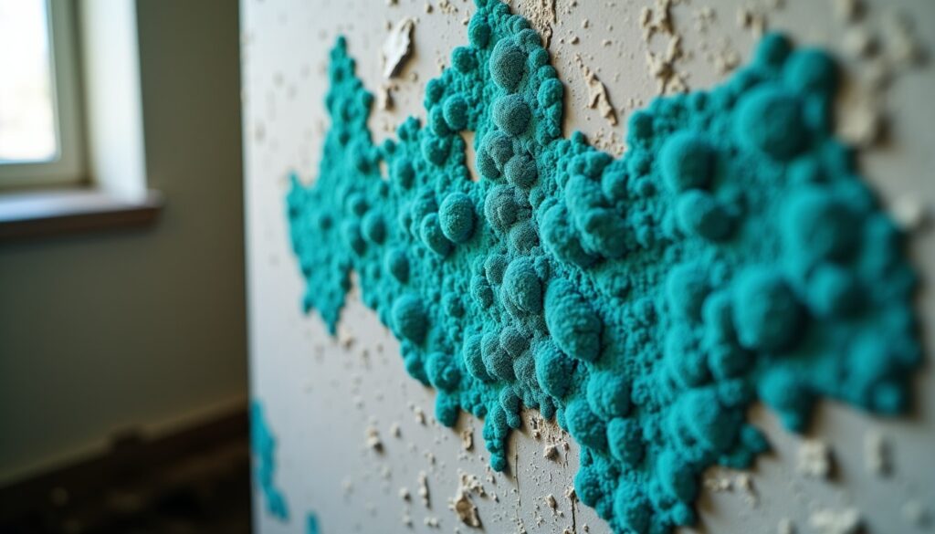 Moisissure bleu-vert : ce que cache réellement cette trace sur vos murs