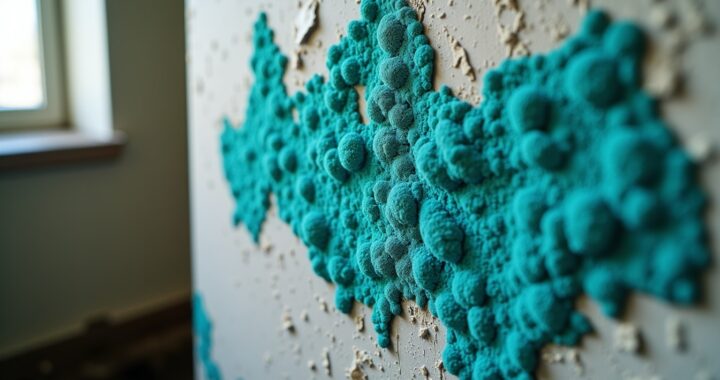 Moisissure bleu-vert : ce que cache réellement cette trace sur vos murs