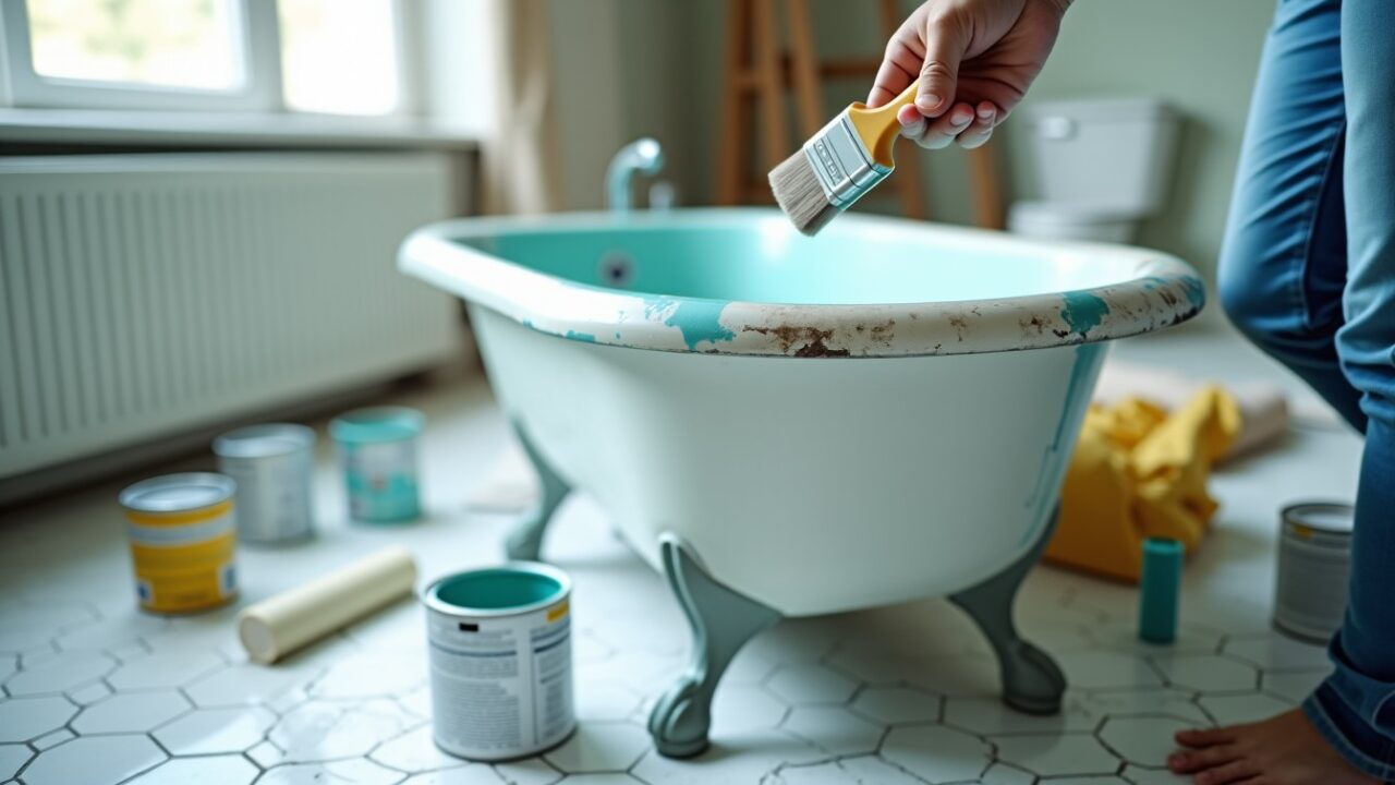 Peindre une baignoire : astuce économique ou cauchemar en perspective ?