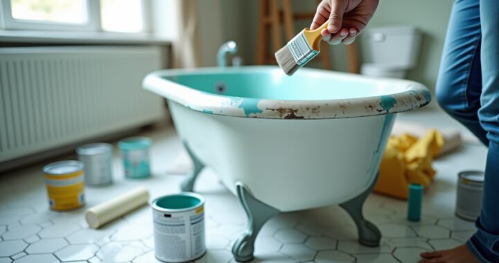 Peindre une baignoire : astuce économique ou cauchemar en perspective ?