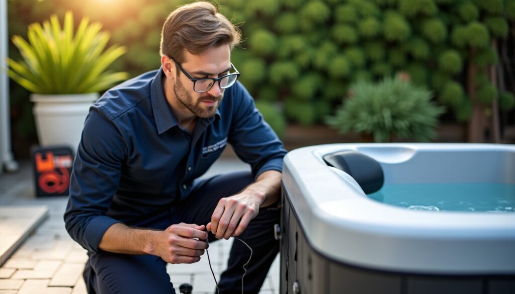 Installation d’un spa portable : quand faire appel à un électricien ?