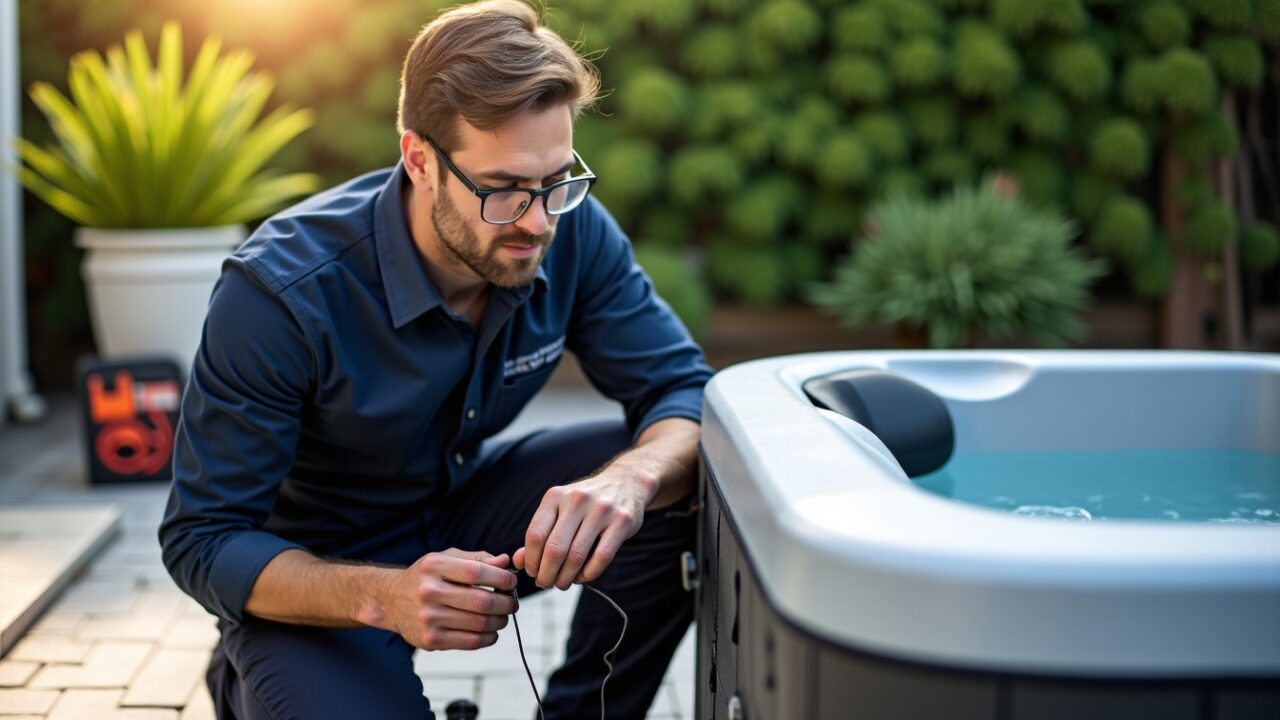 Installation d’un spa portable : quand faire appel à un électricien ?