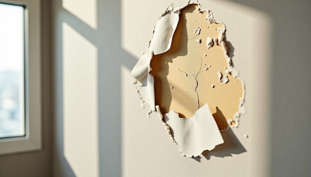 Toile peinte qui se décolle après rénovation : cause liée au support fragile ou à l'humidité ?