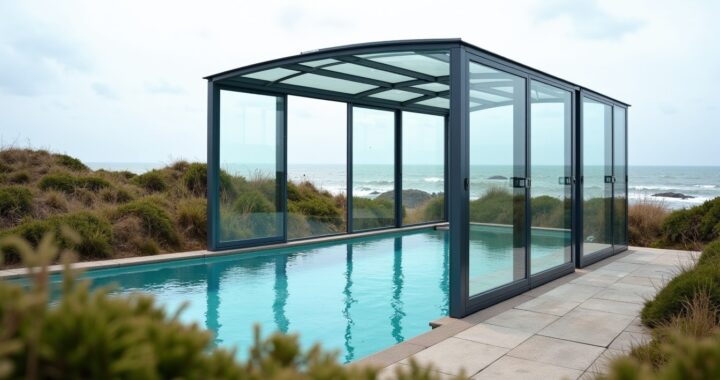 Abri de piscine en zones venteuses : comment choisir la résistance idéale sans risque d&rsquo;erreur