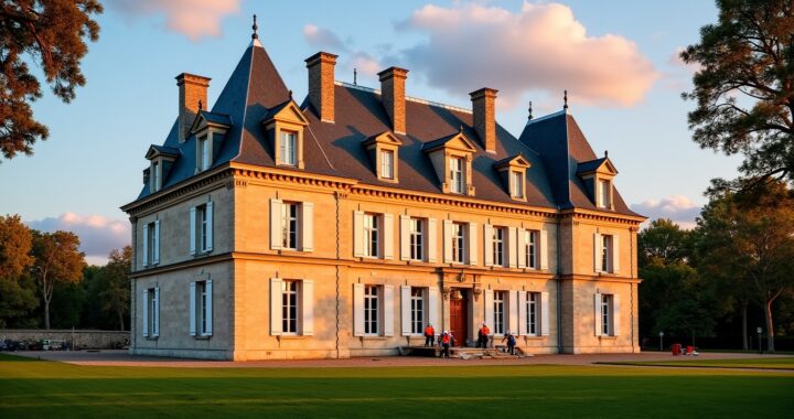 Le Château de l’Escurays à Prinquiau : la restauration majestueuse reprend son élan